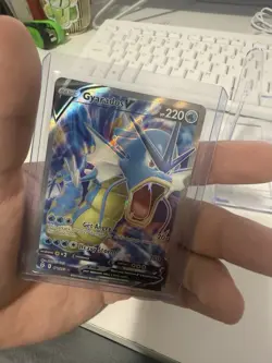 Pokemon TCG Evolving Skies Gyarados v Full Art Ultra Rare Holo Card 171/203 NM - Image 3
