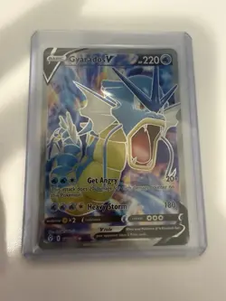 Pokemon TCG Evolving Skies Gyarados v Full Art Ultra Rare Holo Card 171/203 NM - Image 5