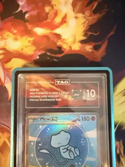 Pokemon TCG Mew EX Card 232/091 Bubble Mew TAG 10 - Image 2