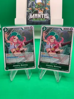 (2) Jewelry Bonney PRB02-004 Foil Rare The Best Vol 2 One Piece PRB-02 Card NM - Image 1