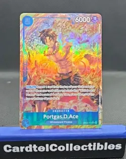 Portgas D Ace OP08-052 (Parallel) Two-Legends One Piece Card English Edition - Image 1