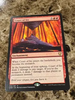 COURT OF IRE Magic MTG Commander Legends - Image 1