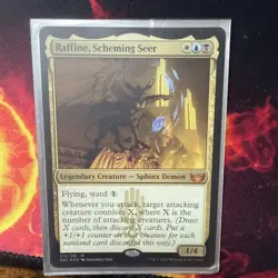 *** Raffine, Scheming Seer *** FOIL Streets of New Capenna NM MTG English #213 - Image 1