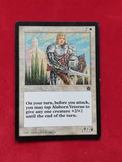 MTG 1x Alaborn Veteran MP Portal: Second Age Magic the Gathering - Image 1