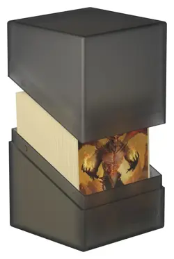 Ultimate Guard 100+ Boulder Standard Size Deck Case Onyx (Black) MTG Pokemon - Image 3