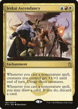 x2 - Jeskai Ascendancy - 180 - NM - Khans of Tarkir (KTK) - MTG - Image 1