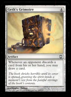 MTG Geth's Grimoire LP Light Play Darksteel [1436] - Image 1