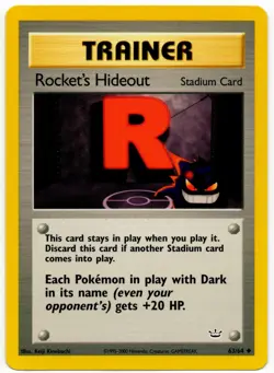 Pokemon - Neo Revelation Rocket's Hideout 63/64 NM - Image 1