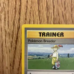 Pokemon Breeder Regular Rare 076/102 Base Set Unlimited - Eng Vintage Pokemon - Image 2