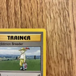 Pokemon Breeder Regular Rare 076/102 Base Set Unlimited - Eng Vintage Pokemon - Image 3