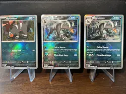 Houndoom (Master Ball Pattern) 063/131 Prismatic Evolutions Holo NM Pokemon TCG - Image 1