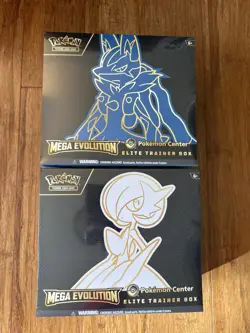 Pokemon TCG Mega Evolution Pokemon Center Elite Trainer Box ETB Set Of 2 Sealed - Image 1