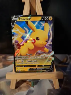 2021 Pokemon TCG: Sword & Shield- Pikachu V (#SWSH061) Black Star Promo - Image 1