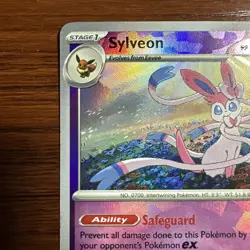 Sylveon Rare Pokeball Ball Holo 040/131 Prismatic Evolutions Pokemon TCG - Image 2