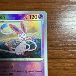 Sylveon Rare Pokeball Ball Holo 040/131 Prismatic Evolutions Pokemon TCG - Image 3
