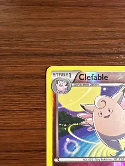 Clefable Rare Reverse Holo 82/122 Breakpoint Pokemon TCG 2016 - Image 2