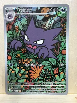 Haunter 027 Me: Mega Evolution Promo Black Star Holo Illustration Rare Pokemon - Image 1
