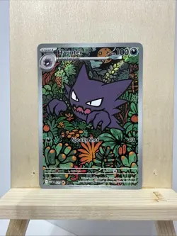 Haunter 027 Me: Mega Evolution Promo Black Star Holo Illustration Rare Pokemon - Image 2