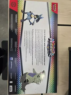 2 x Pokemon Prismatic Evolutions Lucario EX and Tyranitar EX Premium Collection - Image 2