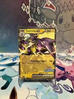 Pokemon TCG Toxtricity ex SVP 215 Illustration Contest 2024 Black Star Promo NM - Image 1