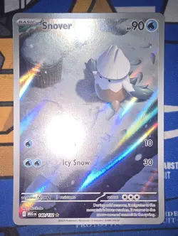 Pokemon TCG - Mega Evolution - Snover #140/132 IR - Near Mint - Image 1