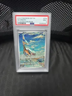 2024 Pokemon Skarmory Illustration Rare SSP #209/191 PSA 9 Mint - Image 1