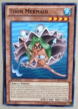 Toon Mermaid - LCYW-EN105 - 1st Ed. - Rare - Yu-Gi-Oh! - LP+ - Image 1