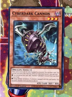 Yugioh Cyberdark Cannon SDCS-EN016 Single - Image 1