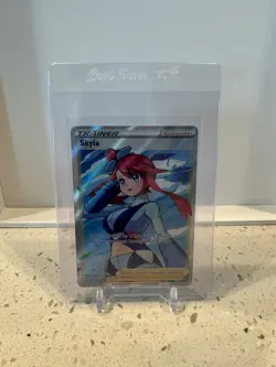 Pokemon Card TCG - Skyla 072/072 Ultra Rare Full Art Trainer Shining Fates - Image 1