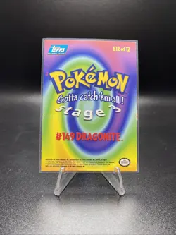 Pokemon Dragonite Trading Card Holographic Collectible 1999 Topps - Image 4
