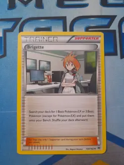 Brigette 134/162 - Breakthrough Uncommon Supporter 2015 - Pokemon TCG Card LP - Image 1