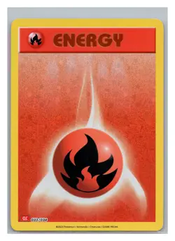 Basic Fire Energy #033/034 Trading Card Game Classic Pokemon tcg - Image 1