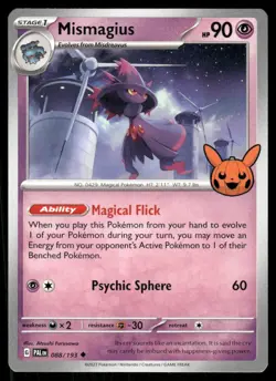 Pokemon Trick or Trade Mismagius 88/193 TCG Trading card - Image 1