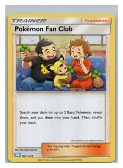 Pokemon Fan Club (CLB) #024/034 Trading Card Game Classic Pokemon tcg - Image 1