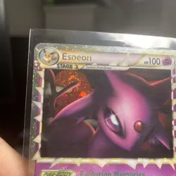Espeon Prime 81/90 Undaunted Holo Rare Pokemon TCG Card **swirl** - Image 1