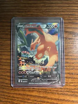 Pokemon TCG Charizard V Brilliant Stars Full Art Ultra Rare Card 154/172 2022 - Image 1