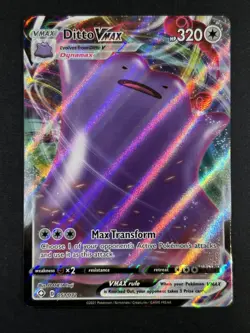 Ditto Vmax 051/072 Shining Fates- NM/MT Ultra Rare Full Art Pokemon Card - Image 1