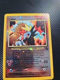 Entei - 34 - Pokemon Wizards Black Star Promo Card MP - Image 1