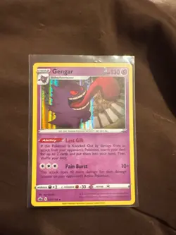 Pokemon TCG Gengar 057/198 Sword & Shield - Chilling Reign Holo Rare Card LP - Image 1