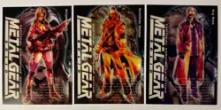 Metal Gear Solid ~ 3x Trading Card Lot ~ Big Boss/ Sniper Wolf/ Ocelot (Basic) - Image 1