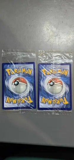 Pokemon Cards Zacian V SWSH076 and Zamazenta V SWSH077 Gold Sealed Promos SEALED - Image 2