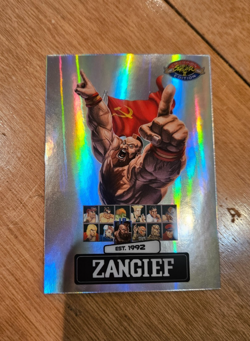 Silver Zangief PSA Magazine Promo - Street Fighter 2 Champion Edition Card - Image 2