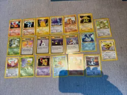 Pokemon TCG Base Set And Jungle Card Lot - 20 Cards NM, Some Shadowless - Image 1