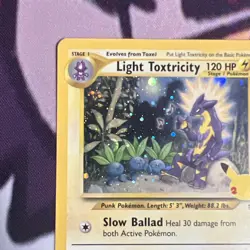 Light Toxtricity SWSH137 SWSH: Sword & Shield Promo Cards Holo - Image 3