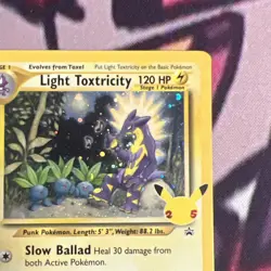 Light Toxtricity SWSH137 SWSH: Sword & Shield Promo Cards Holo - Image 4