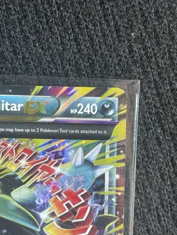 Pokemon TCG Mega M Tyranitar EX Holo Ultra Rare Card Ancient Origins 43/98 - Image 4