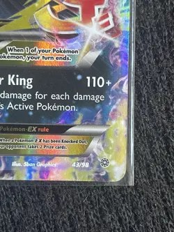Pokemon TCG Mega M Tyranitar EX Holo Ultra Rare Card Ancient Origins 43/98 - Image 5