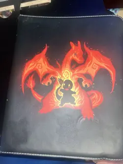 Lot(999)- Pokemon Charizard Binder with 187cards in pockets +50 more empty pages - Image 1