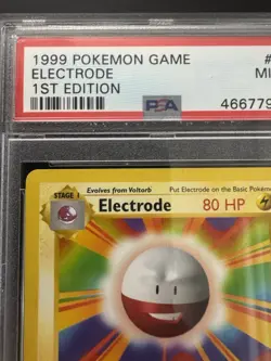 Electrode 21/102 Shadowless 1st Edition Rare Base Pokemon Card PSA 9 Mint - Image 2