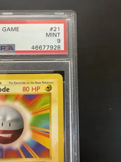 Electrode 21/102 Shadowless 1st Edition Rare Base Pokemon Card PSA 9 Mint - Image 3